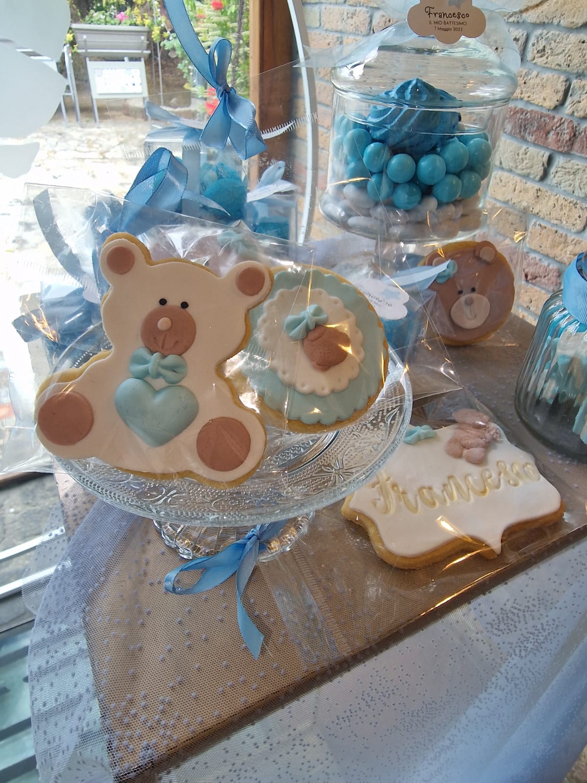 allestimento per il battesimo di un bambino presso Tenuta Olivia 36