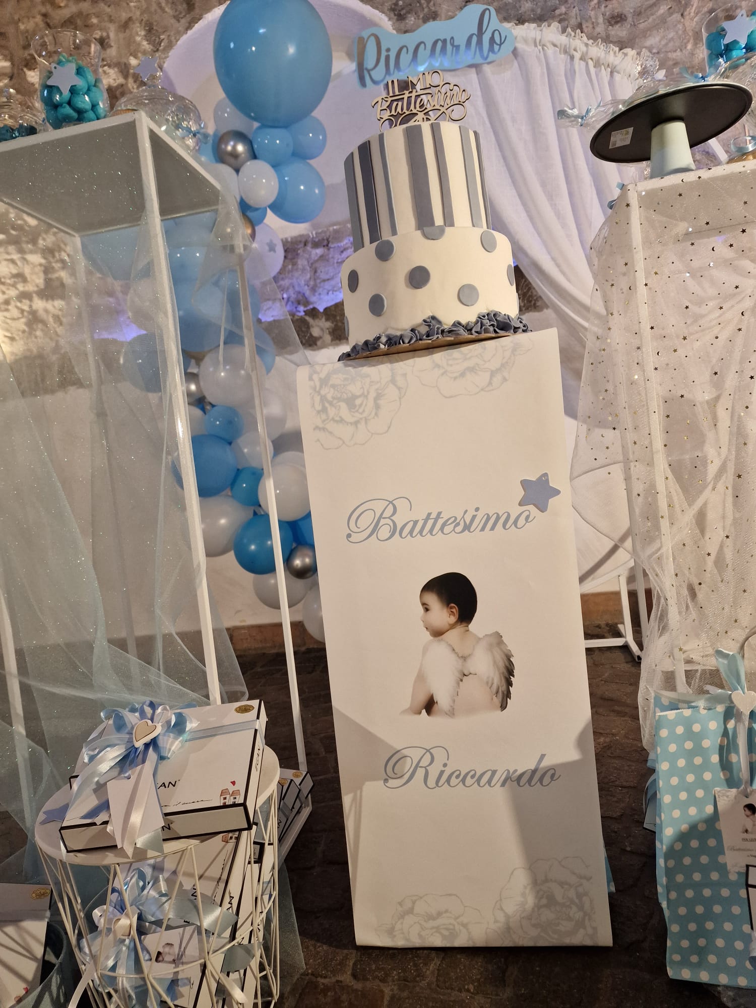 allestimento per il battesimo di un bambino presso Tenuta Olivia 27