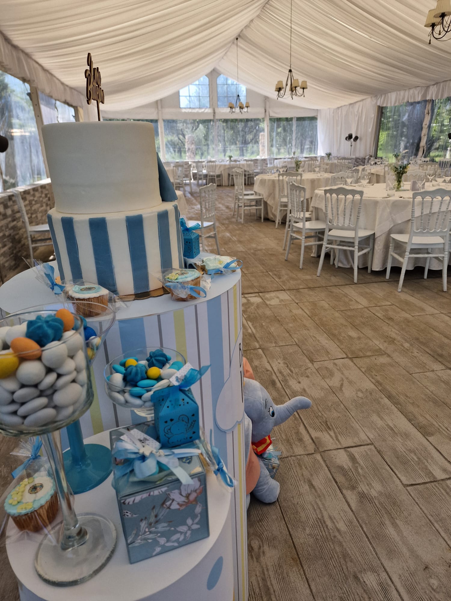 allestimento per il battesimo di un bambino presso Tenuta Olivia 23