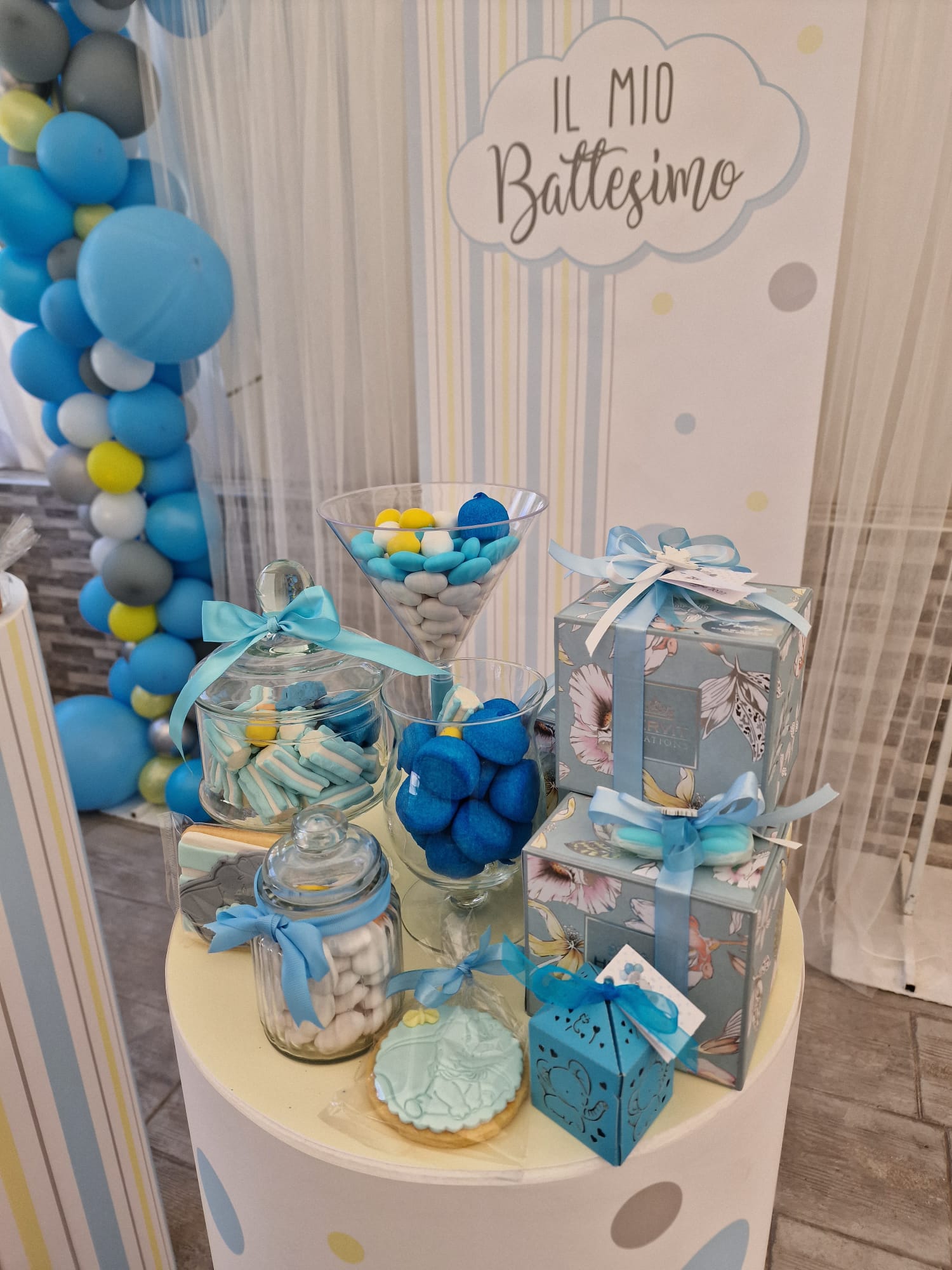 allestimento per il battesimo di un bambino presso Tenuta Olivia 13