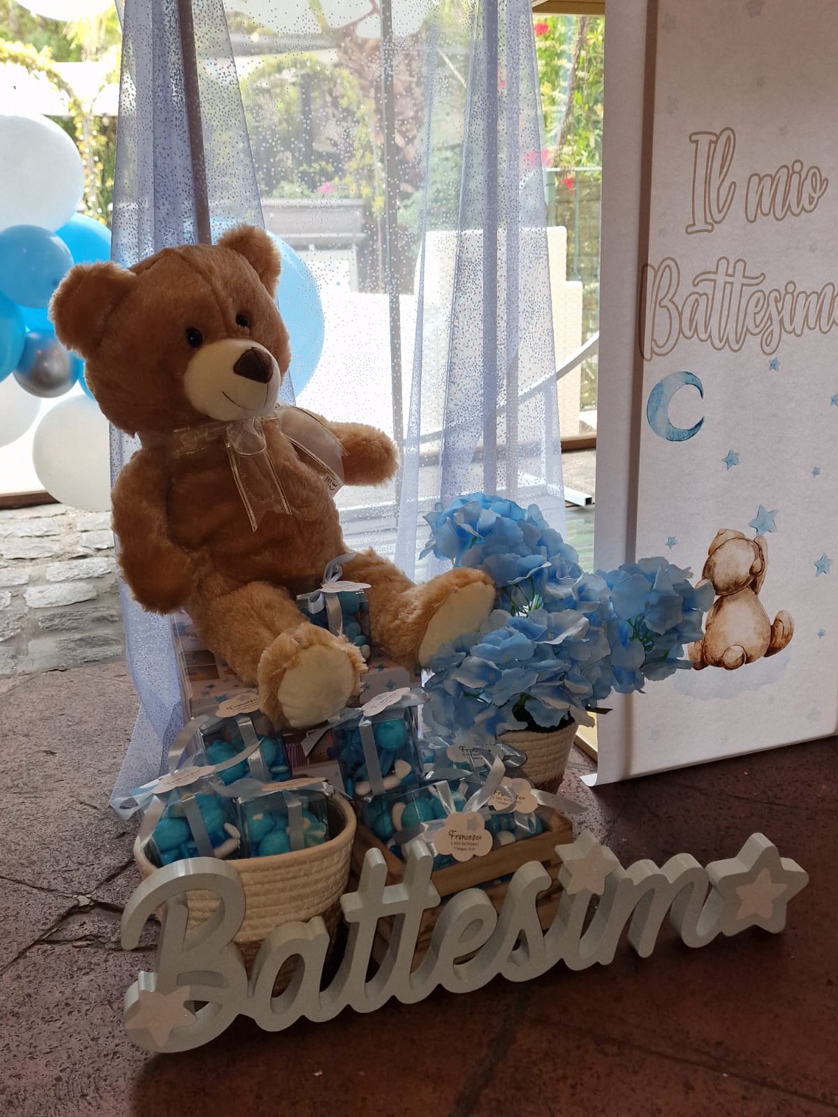 allestimento per il battesimo di un bambino presso Tenuta Olivia 12