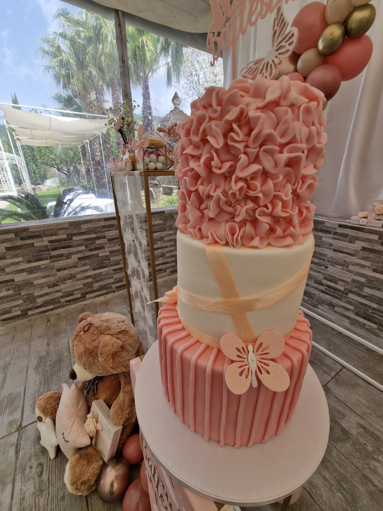 allestimento per il battesimo di un bambina presso Tenuta Olivia 30