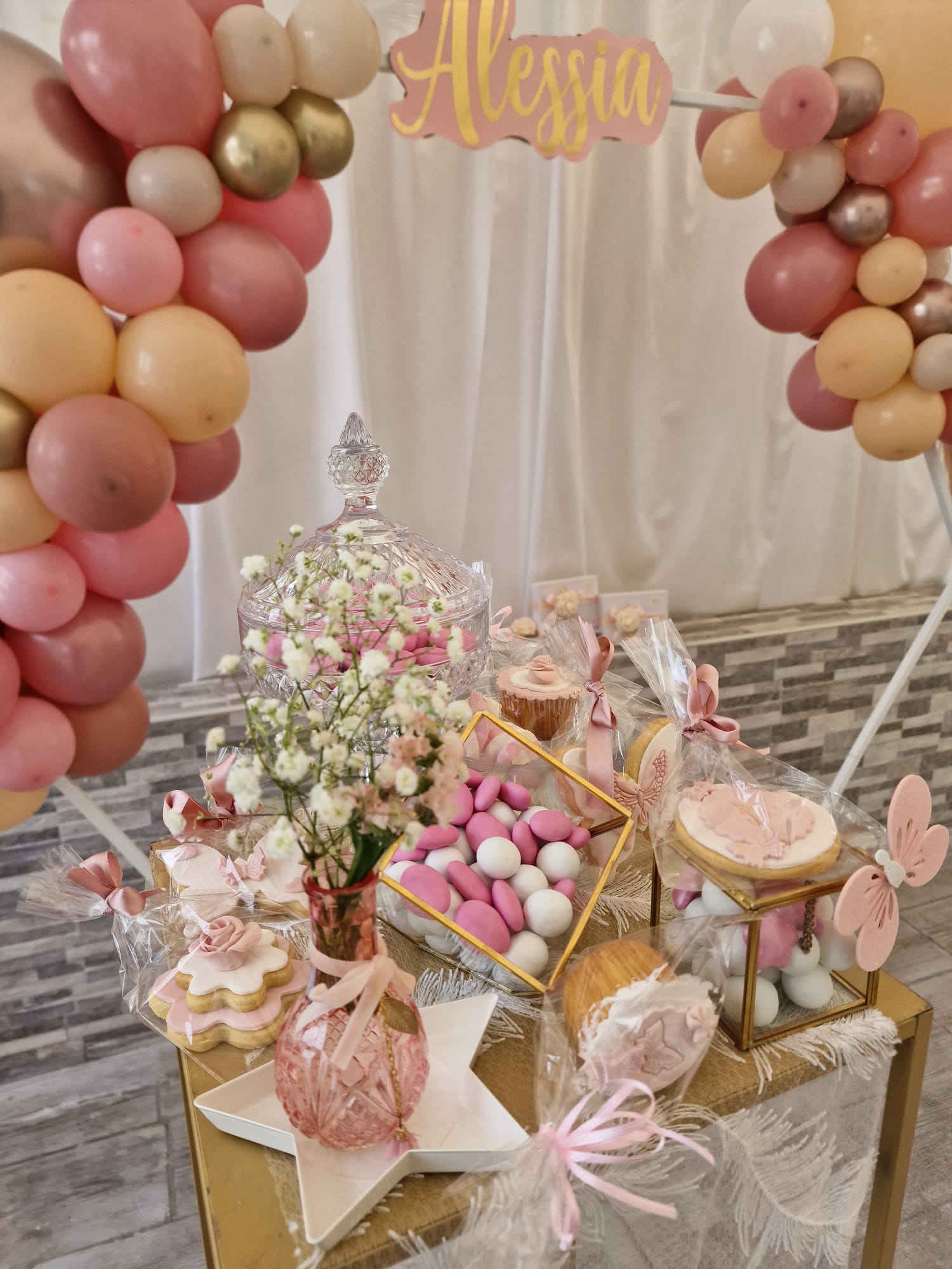 allestimento per il battesimo di un bambina presso Tenuta Olivia 28