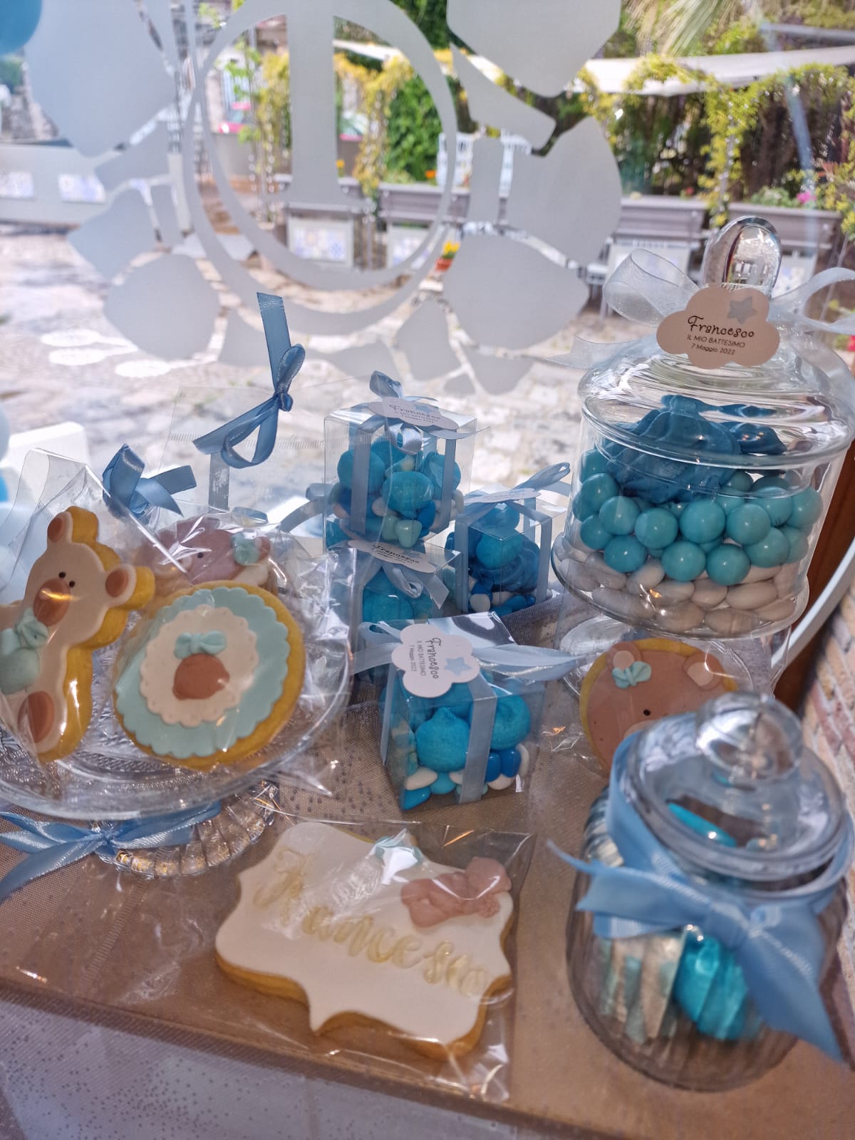 allestimento per il battesimo di un bambino presso Tenuta Olivia 4