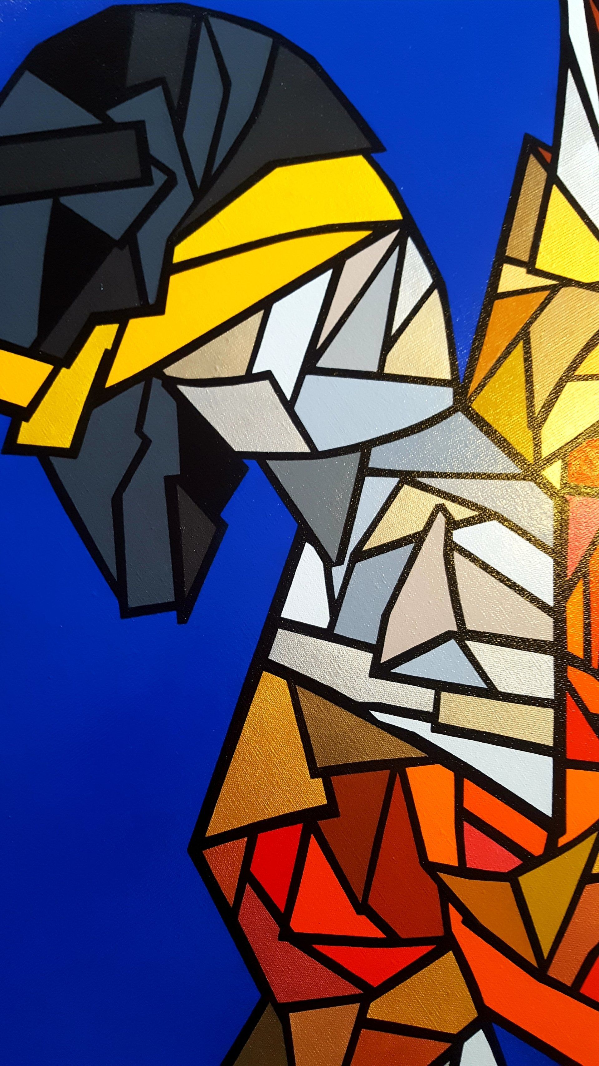 hedendaagse kunst contemporary art. Portret schilderij. Portrait painting the hague.Lady justice painting. Vrouwe justitia schilderij..michael burgers. Modern paintings. Acrylic paintings. Dutch artitst. kunstenaar den haag. strakke schilderijen.