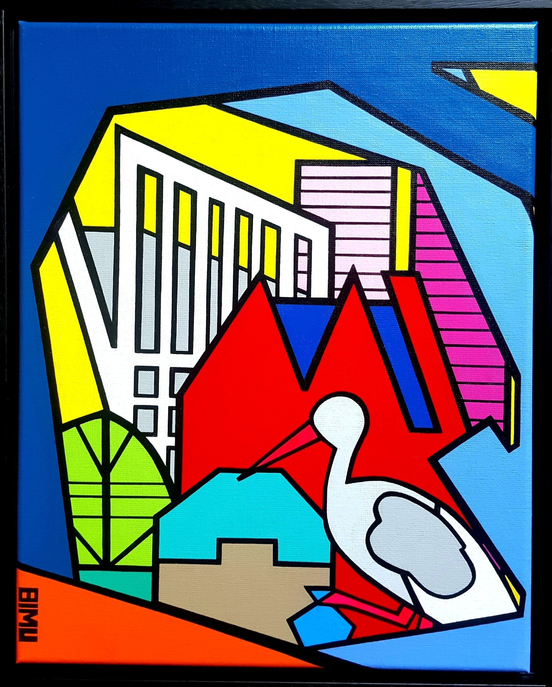 hedendaagse kunst contemporary art. Den haag painting. schilderij den haag.  The haugue painting. schilderij modern.  .michael burgers. Modern paintings. Acrylic paintings. Dutch artitst. kunstenaar den haag. strakke schilderijen.