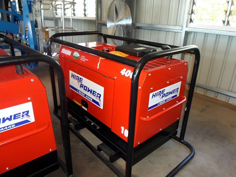 A Red Machine With the Word Power on It — Hire Power NT in Berrimah, NT