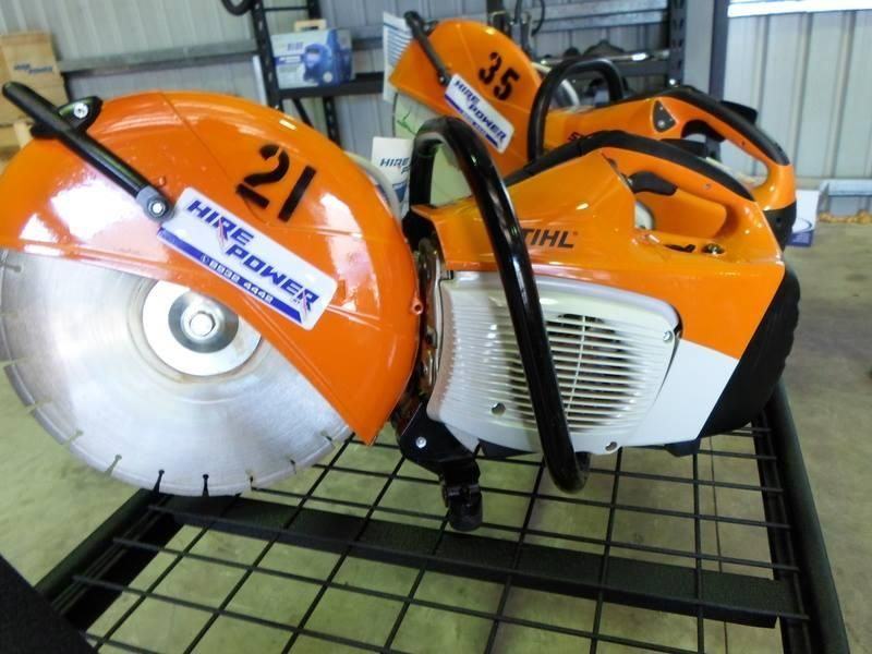 A Pair of Hire Power Circular Saws on Display — Hire Power NT in Berrimah, NT