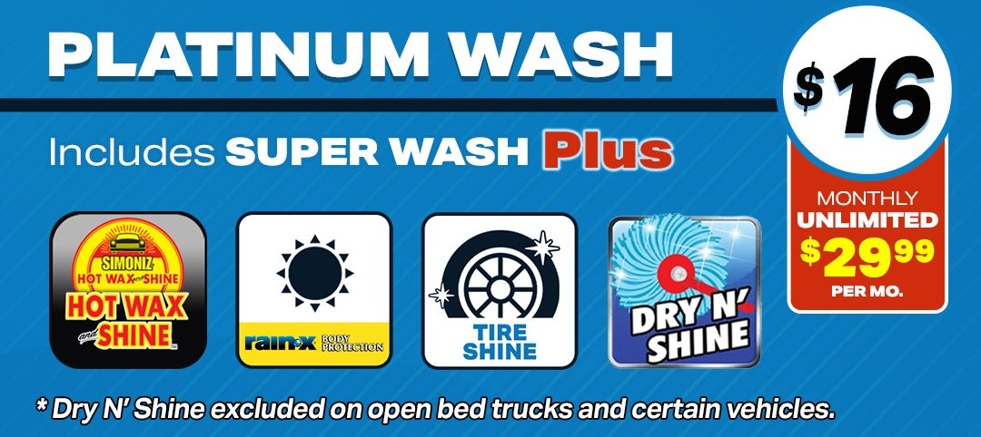 Get the Platinum Car Wash at 5 star express car wash in Bellflower, CA 90706. Free Vacuums