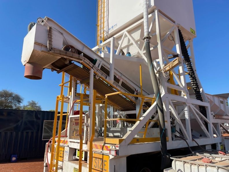 A Large Machine Is Sitting On Top Of A Truck — Advanced Weighing Technology NT Pty Ltd In Broome, WA