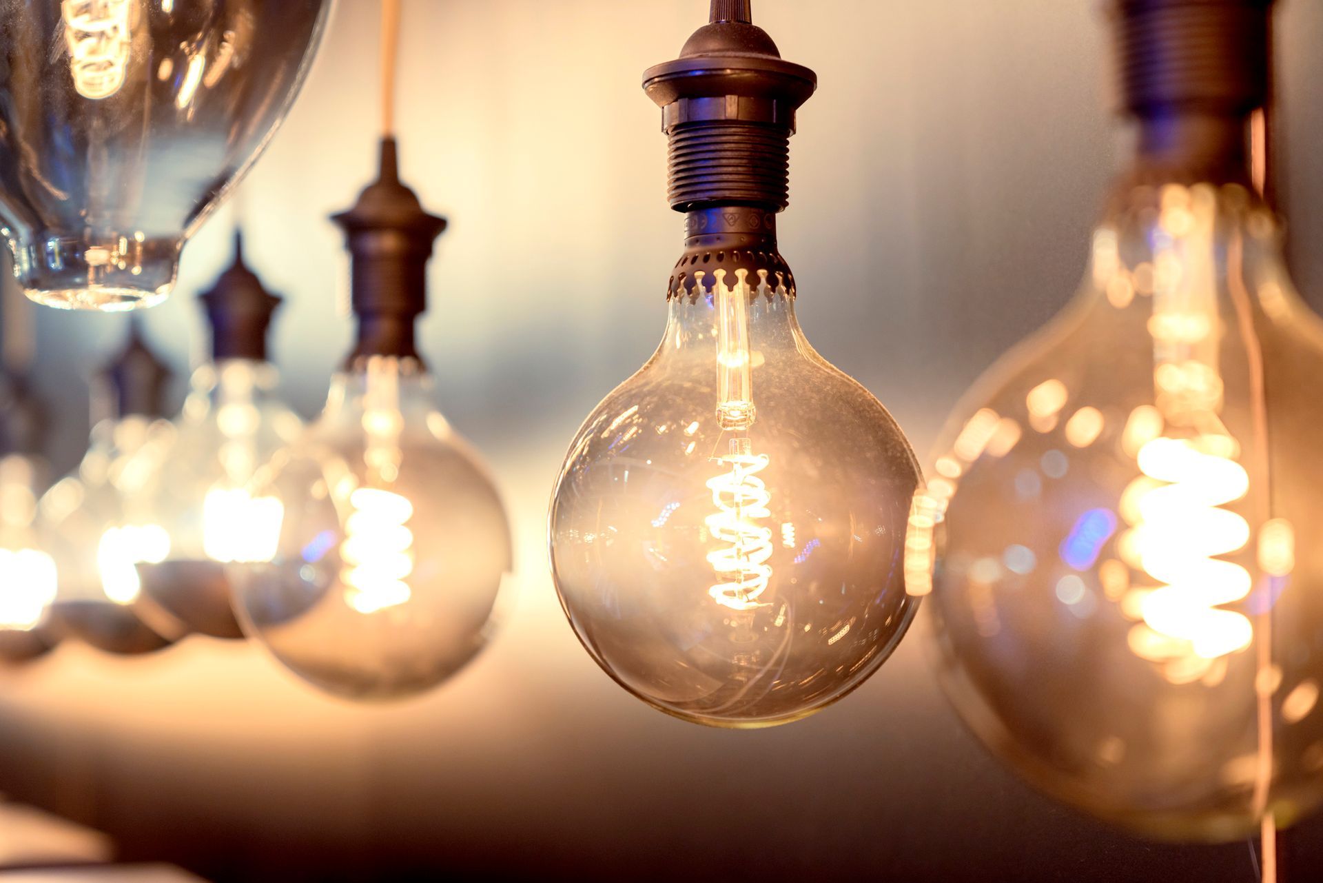 Close Up Modern Pendant Light With Vintage Light Bulb – Sydney, NSW - Dallimont Electrical