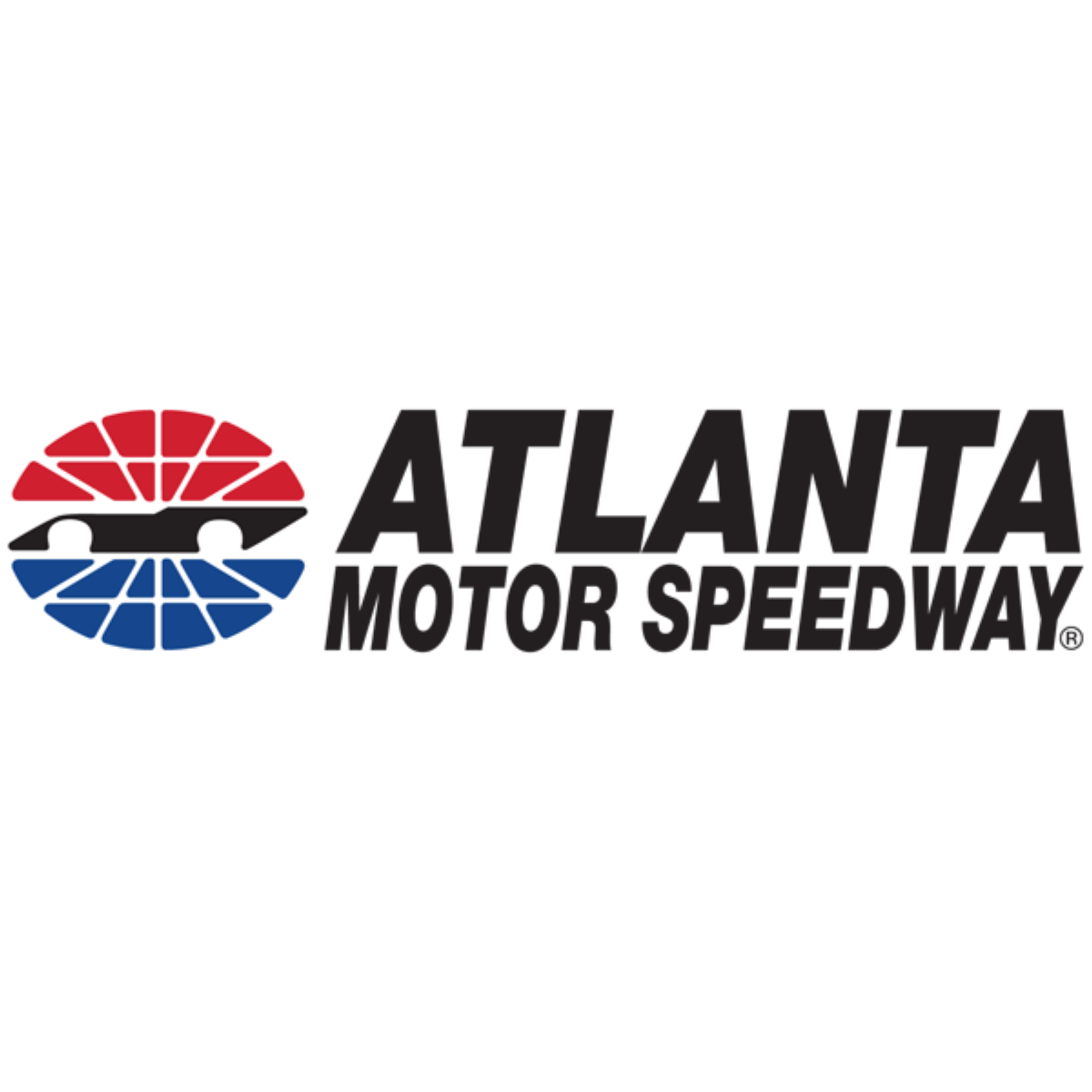 Atlanta motor speedway logo on a white background