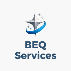 Star logo with blue ribbon
