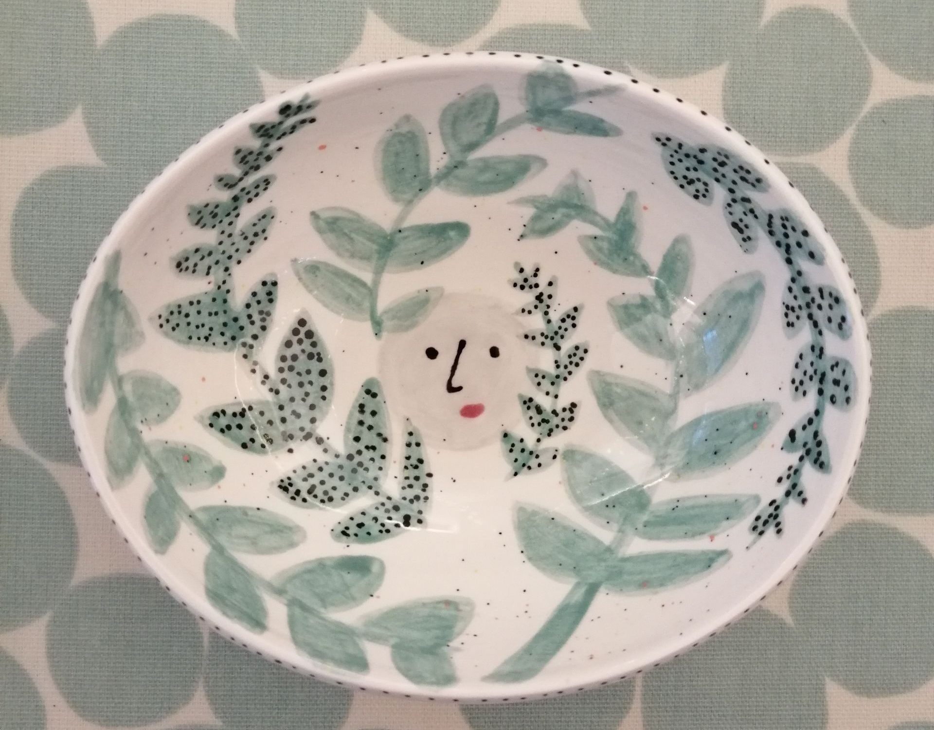 Clay cups, plates, jars