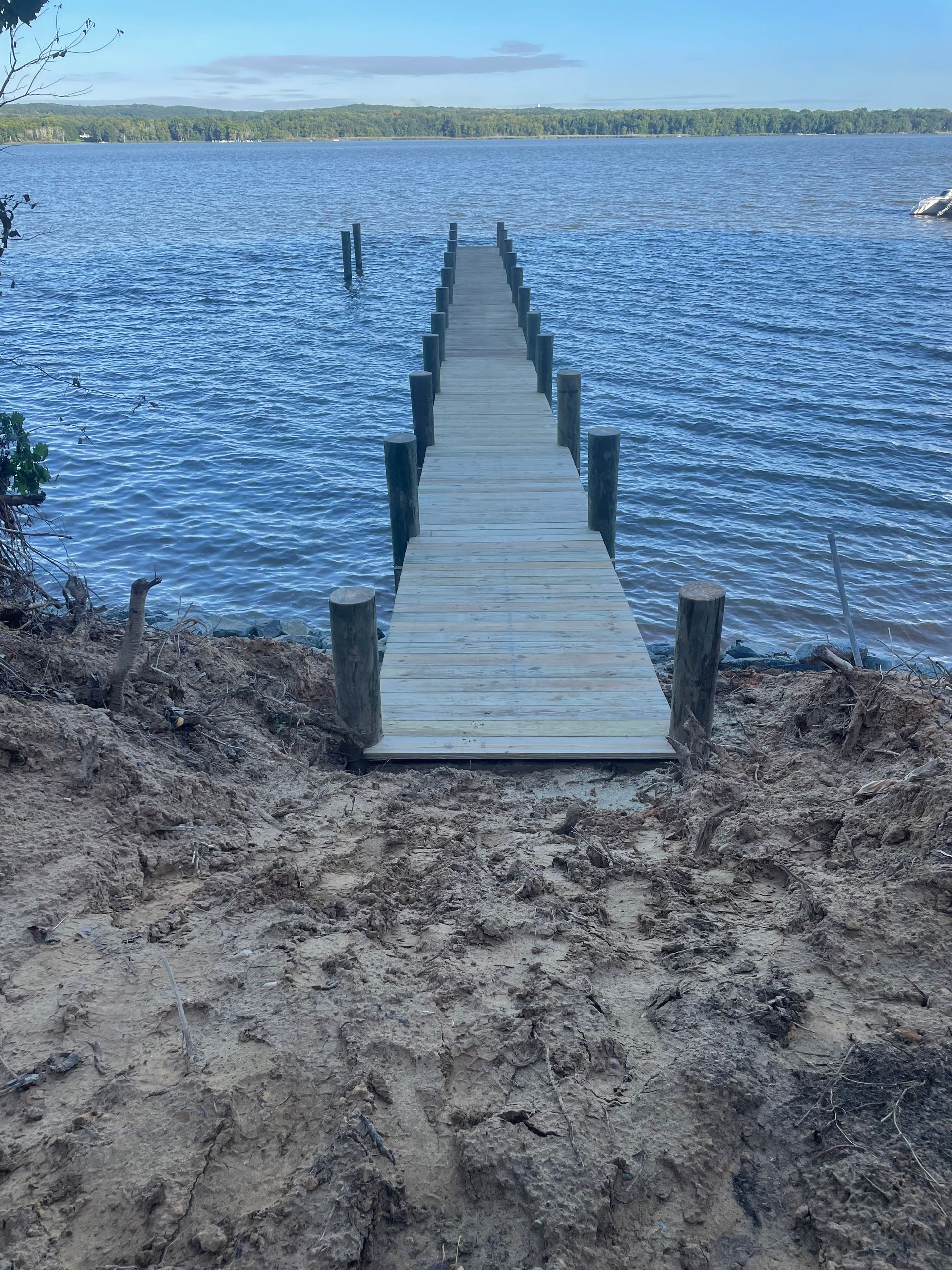 Stone Revetment Shoreline Protection Cecilton MD