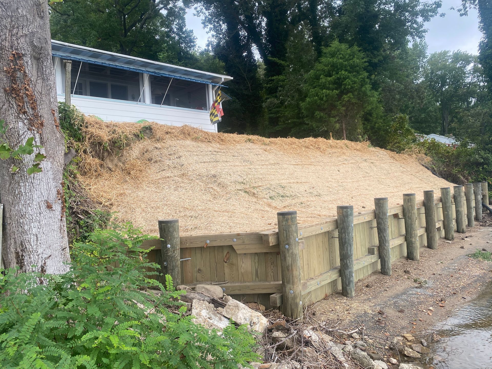 Timber Bulkhead Construction Cecilton MD