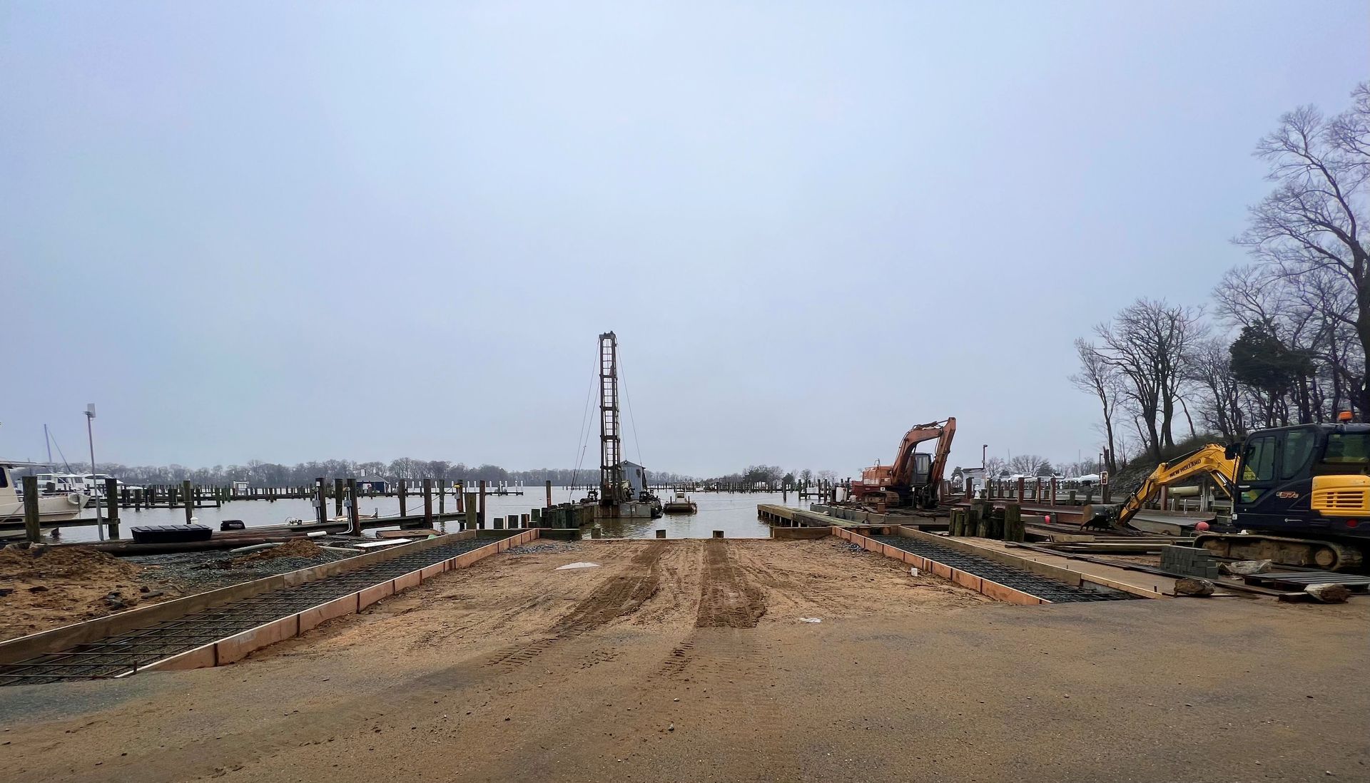 Boat Lift With Pier Cecilton MD Installation