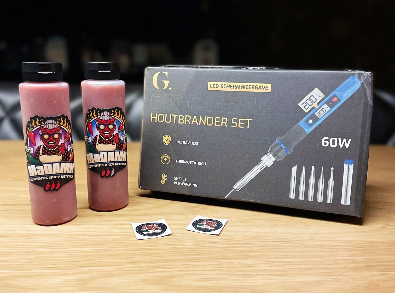 Cadeauset MaDAMN - Voor echte vuurvreters!