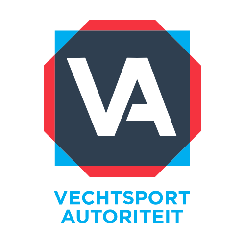 Een logo voor het keurmerk vechtsport autoriteit