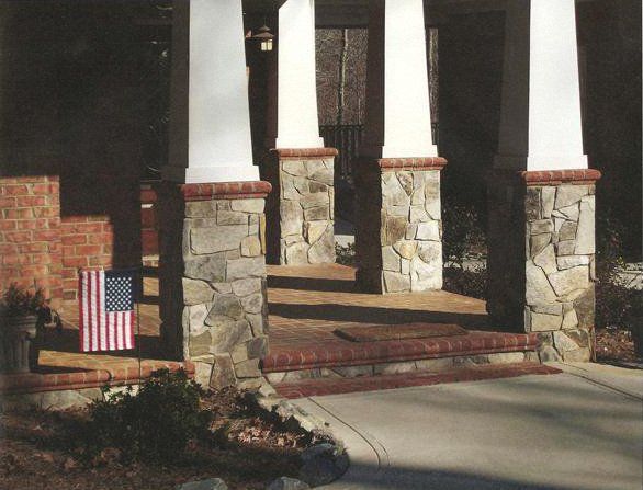 Concrete and Brick Design Pillars- Remodeling Services in Fort Mill, SC