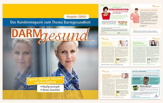 Neue Ausgabe Darmgesund Titelbild 2/2024 und PDF-Download
