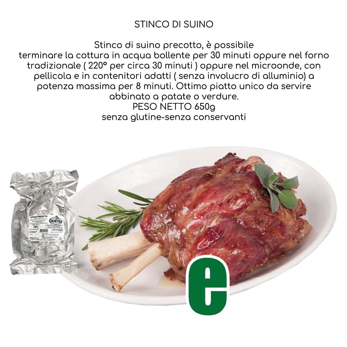 Stinco Di Suino Precotto - gr 650