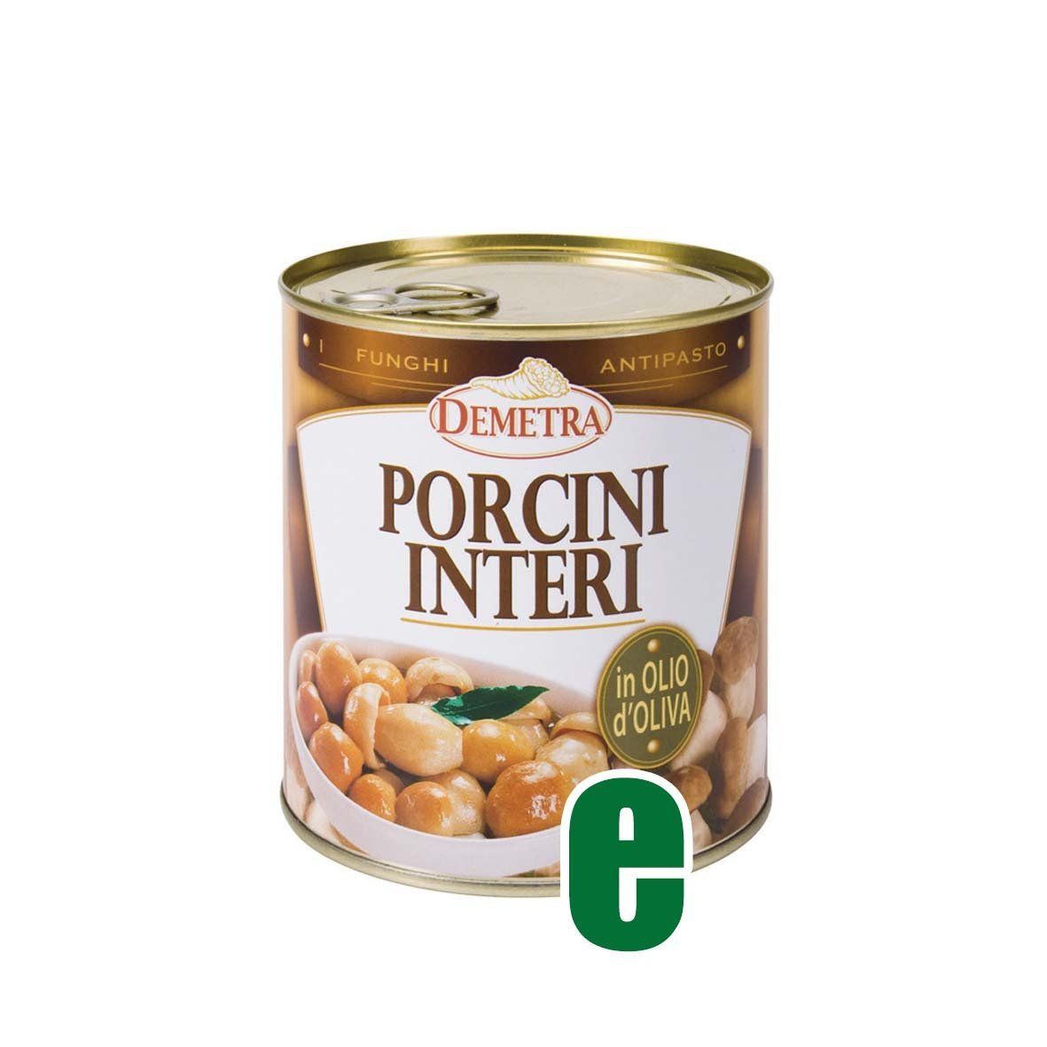 Funghi Porcini Interi O.O. gr800 latta Demetra