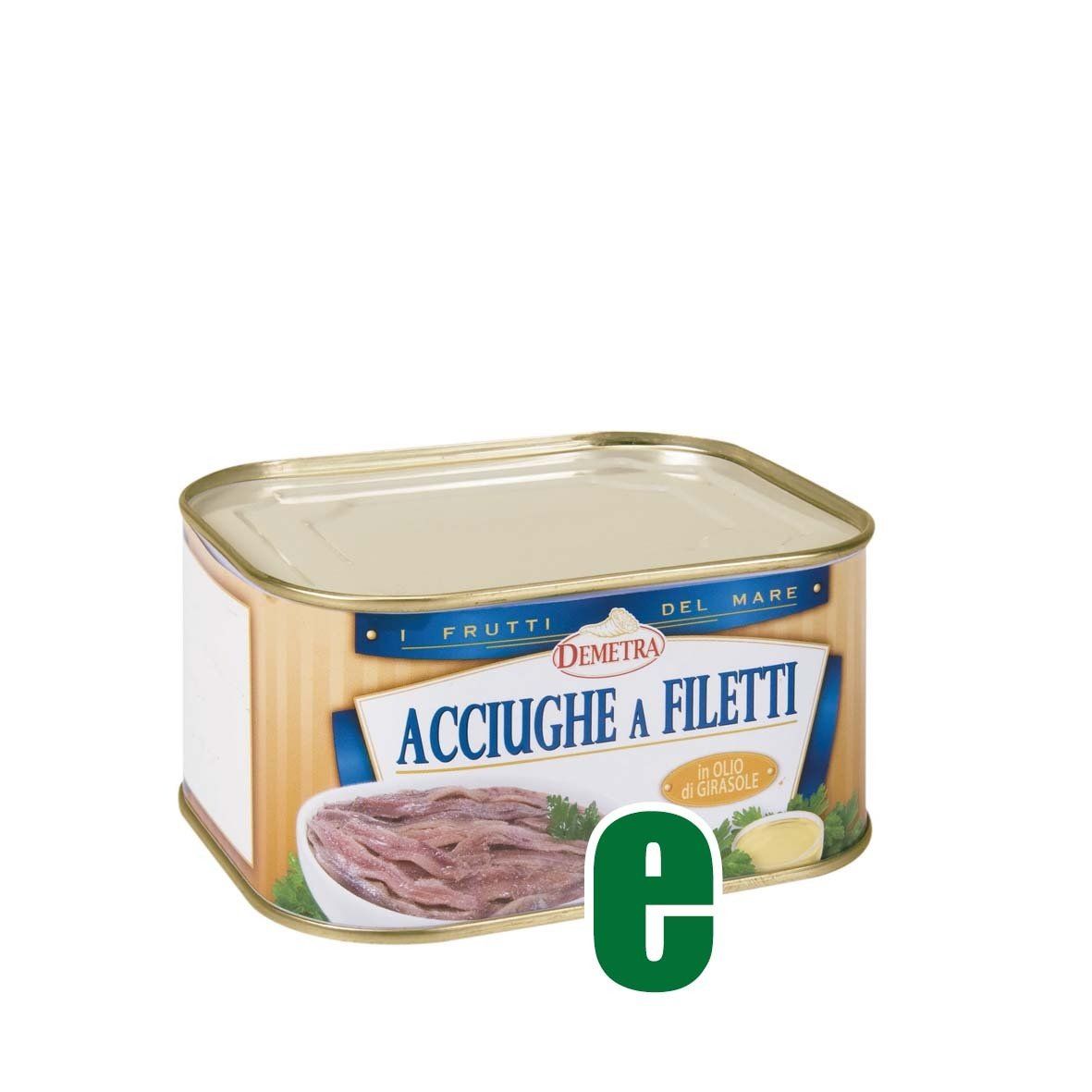 Acciughe Filetti O.Girasole. - gr 600