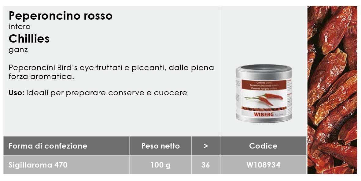 Peperoncino Rosso Intero gr100