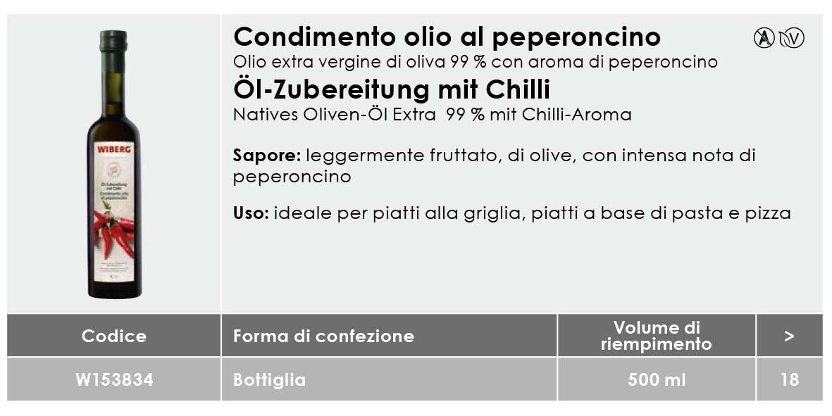 Condimento olio al Peperoncino ml500