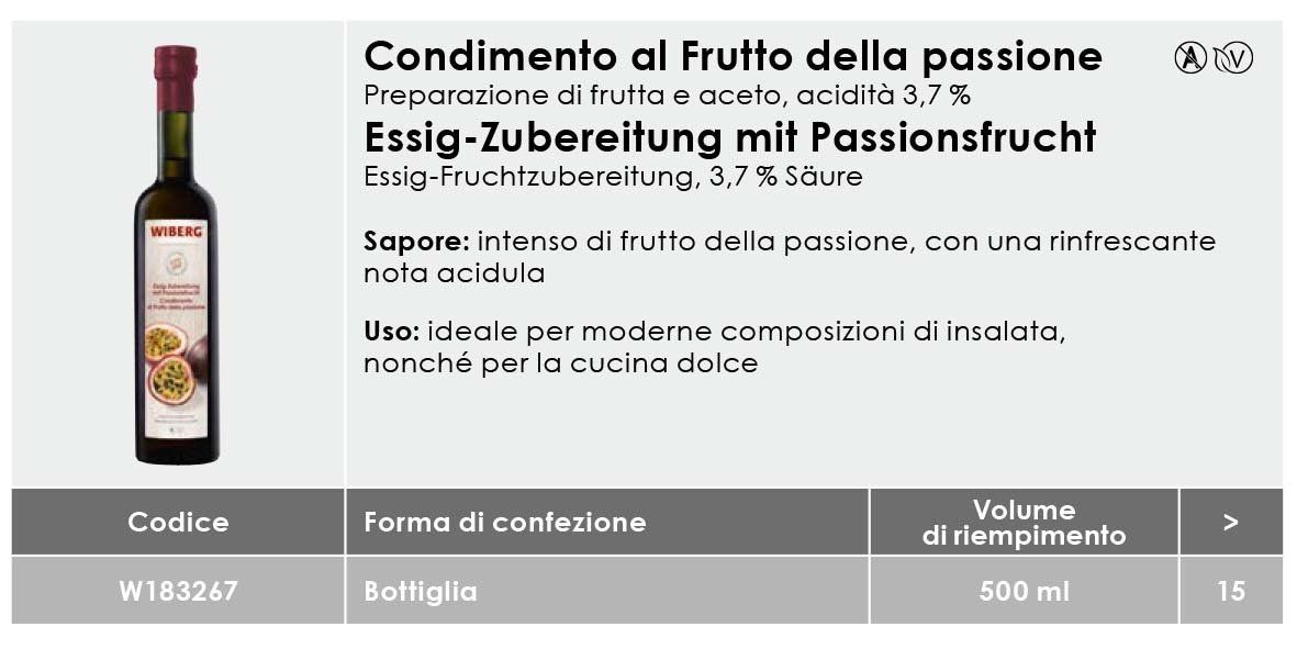 Condimento al Frutto della Passione ml500