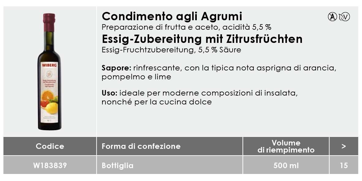 Condimento agli Agrumi ml500