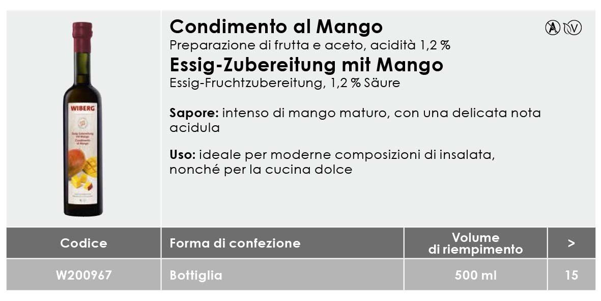 Condimento al Mango ml500