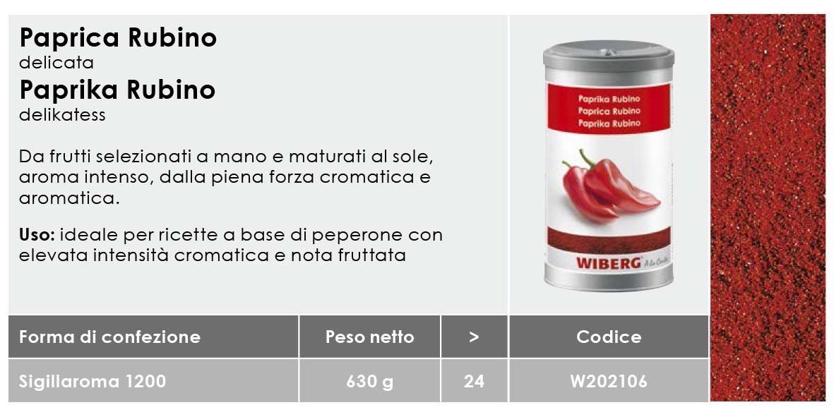 Paprika Rubino Delicata gr630