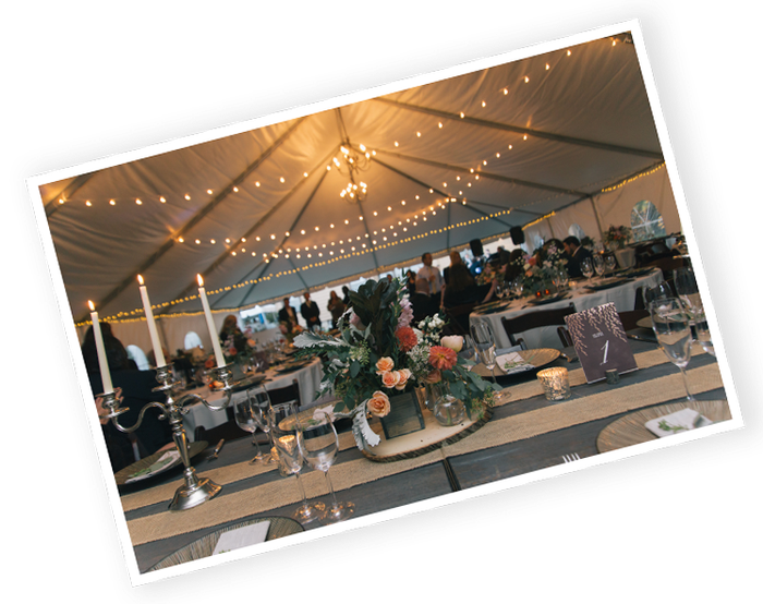 Tent Wedding Party