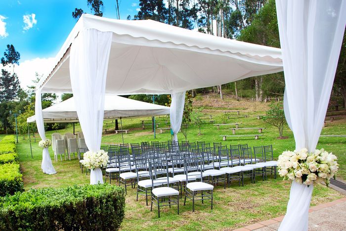 White Wedding Tent
