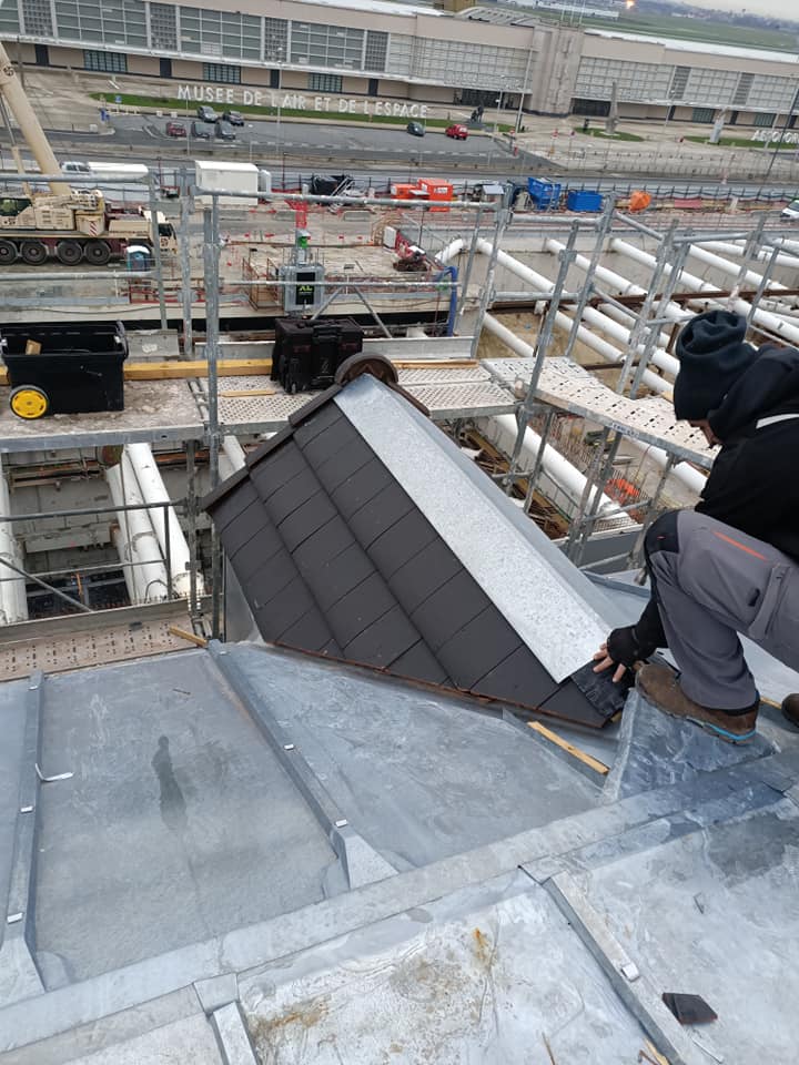 pose de zinguerie, étanchéité de toiture au Bourget