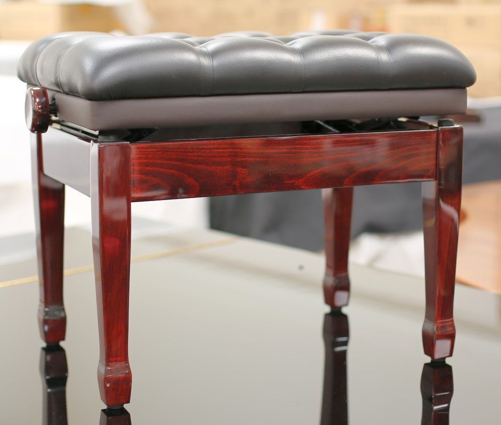 Real Leather Concert Piano Stool
