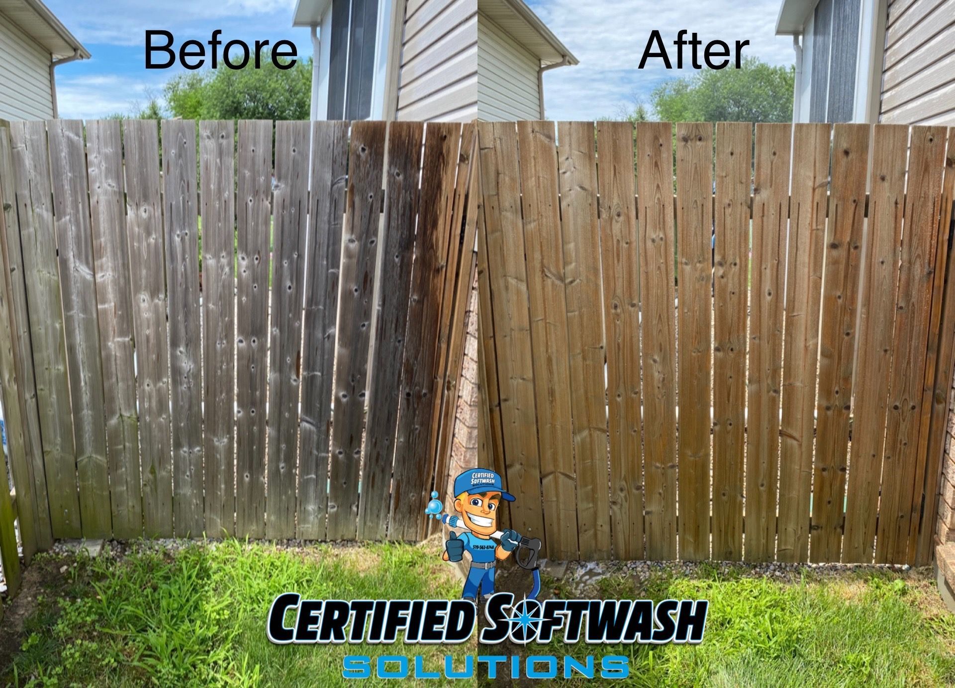 fence washing