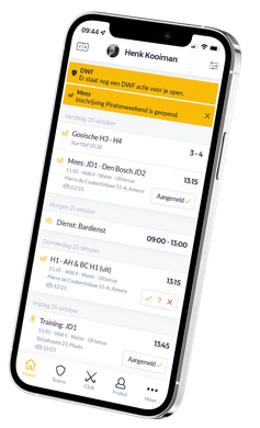 mobiele telefoon met HCA App