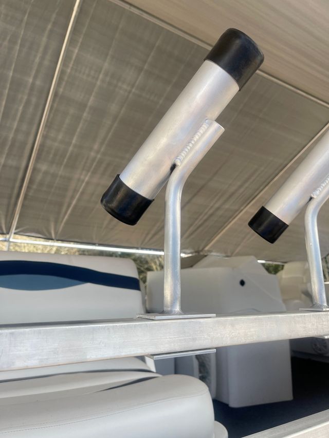 fishing rod holders for pontoon boats Heavy-Duty Boat Holder, Double Load Bearing, Quick-Release Clamp Mount, ABS and Stainless Steel Construction The Rod Holder R is a compact Cheap Pontoon Boat Fishing Pole