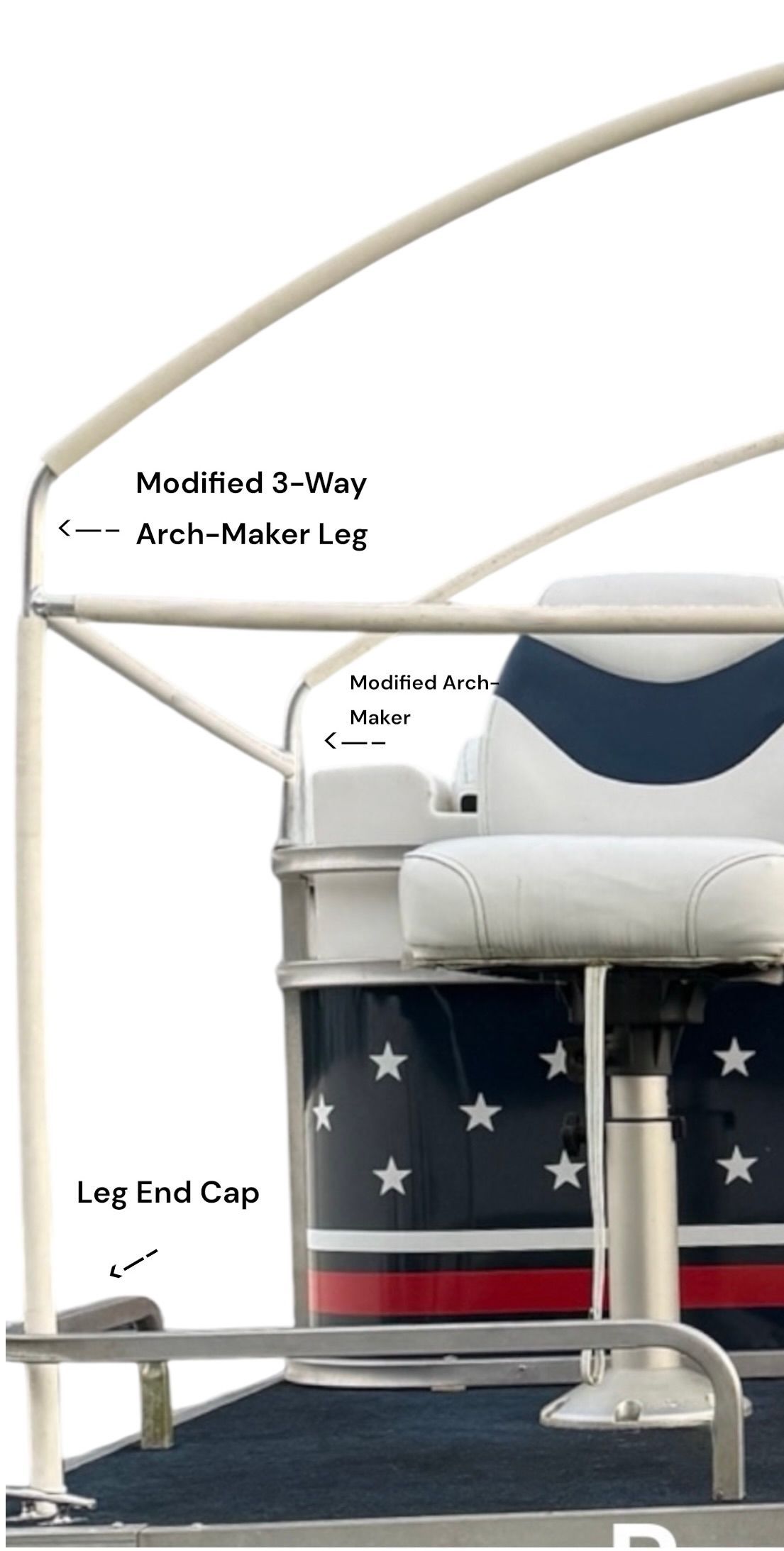 Front view of a boat on a trailer with twin outboard motors on a wet road near water