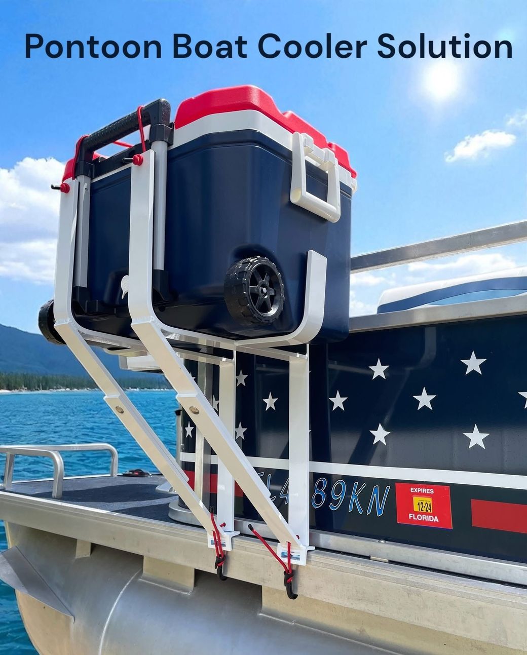 Pontoon Boat Cooler Solution