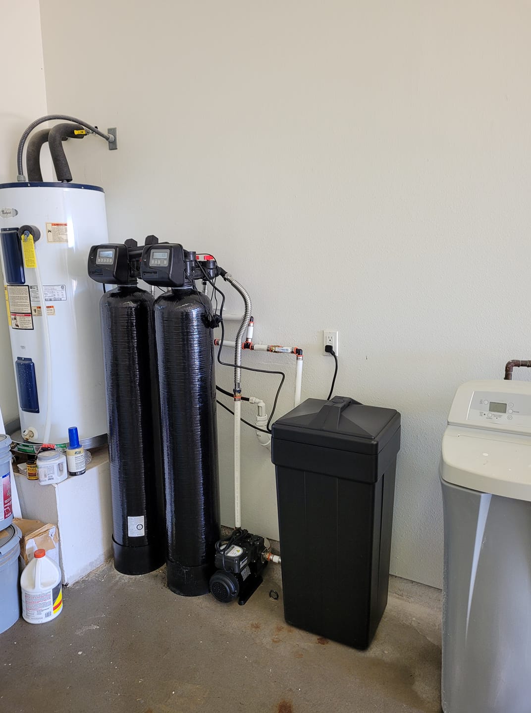 Water Softener and carbon filter System