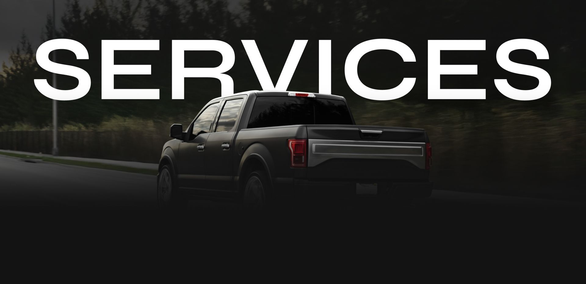 Services text and pick up image | All American Diesel and Fleet Services