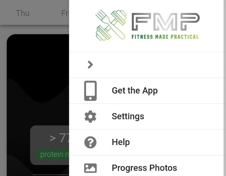 Screenshot of the Fitness Made Practical showing users how to install the app on their device.