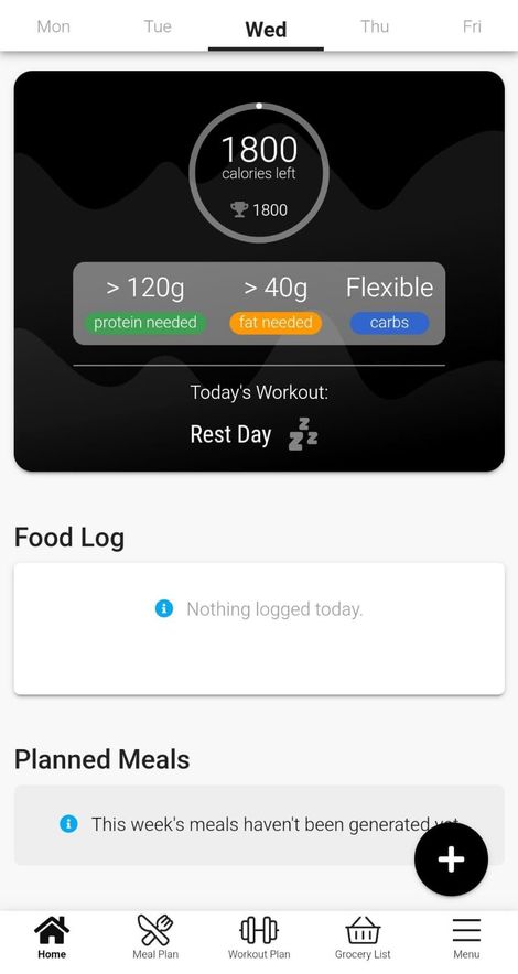 App screenshot showing the intuitive user interface.