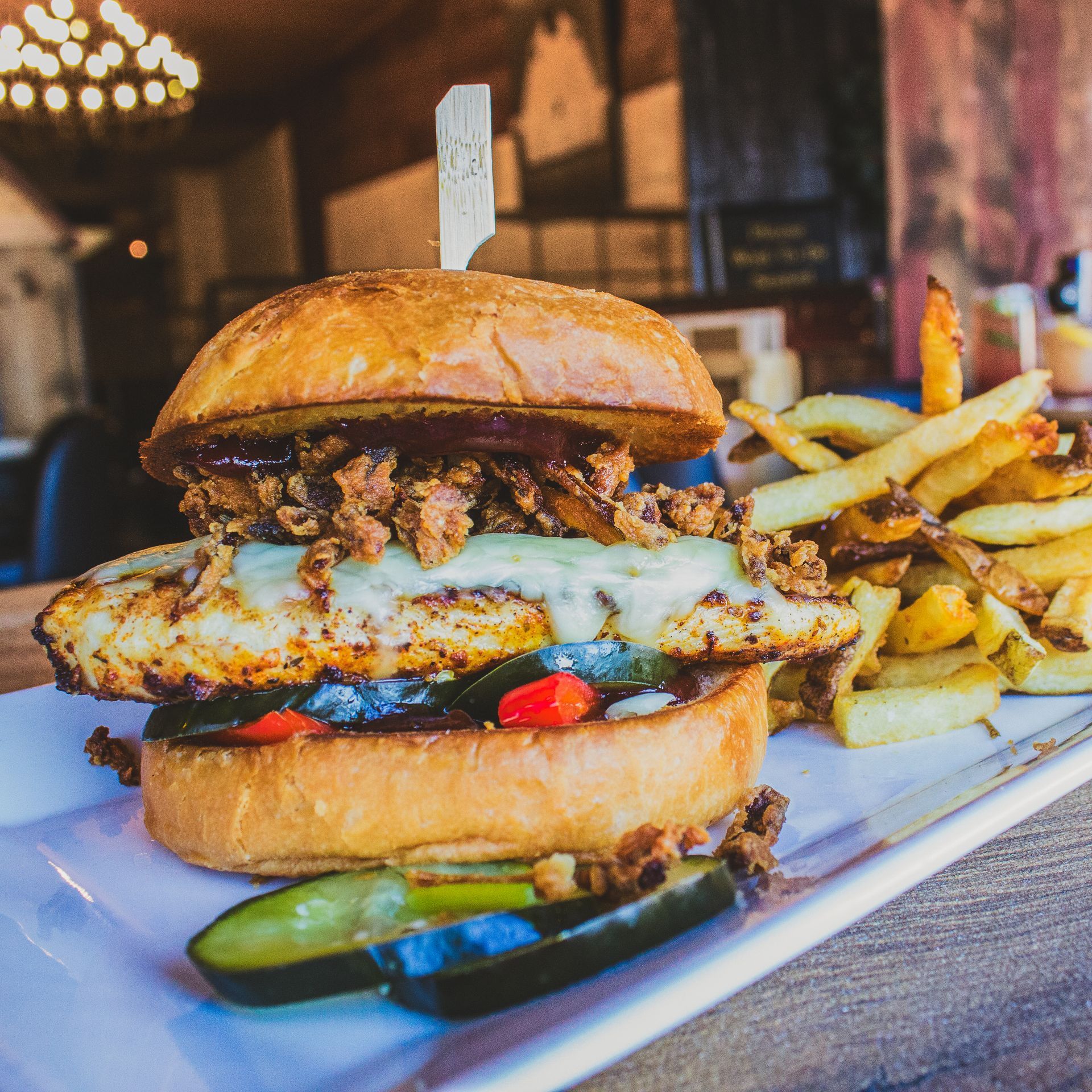 Chicken with Mashed Potatoes and Brussel Sprouts