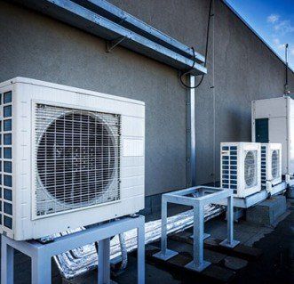 Outdoor Air Conditioning Units — Electrical & Fire Services in Darwin, NT