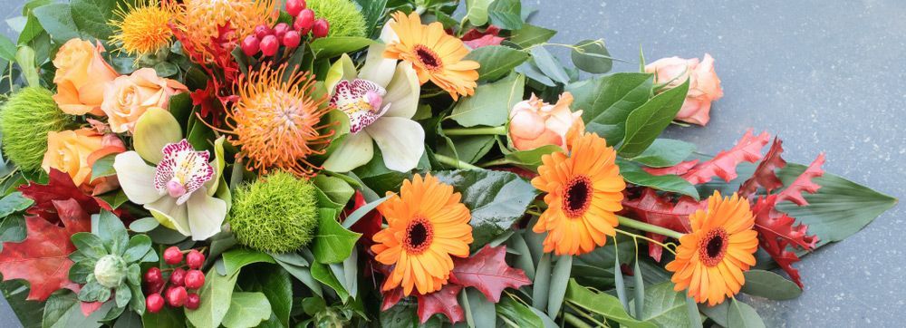 A Close up Of a Bouquet of Flowers on A Table — Pick-A-Bunch Florists & Gifts In Hay Point, QLD